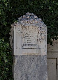 Side element of the Empress Elisabeth monument (Volksgarten)