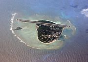 Aerial view of Woody Island