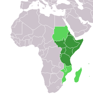 Afrique De L'est: Géographies, Histoire, Notes et références