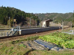 Akechi kereta api stasiun Noshi 1.jpg