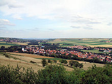 View from wine hill over the village Albisheim view.jpg