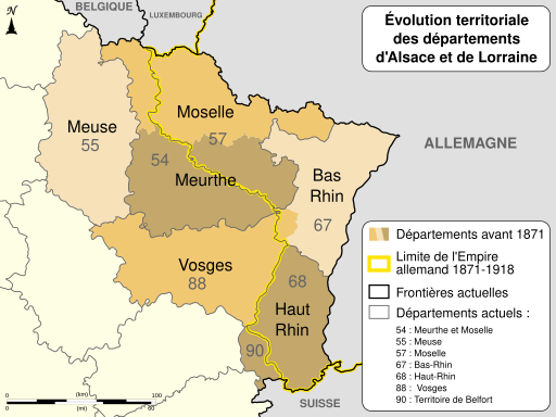 Alsace Lorraine departments evolution map-fr