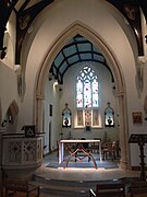 Altar and chancel, seen from the nave