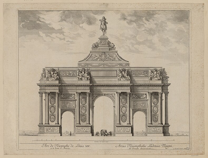 File:Arc de Triomphe de Louis XIV. à la Porte S(t) Antoine. Paris Musées 20230615085512.jpg