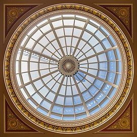 Domed ceiling of the entrance hall, National Gallery by Diego Delso