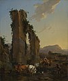 BERCHEM Nicolaes Peasants With Cattle By A Ruined Aqueduct.jpg