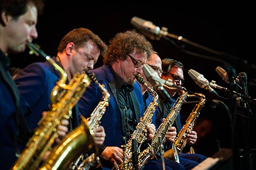 20 maart 2015, New York. Brussels Jazz Orchestra speelt in Dizzy’s Club Coca-Cola in Jazz in Lincoln Center. Foto Rene Clement