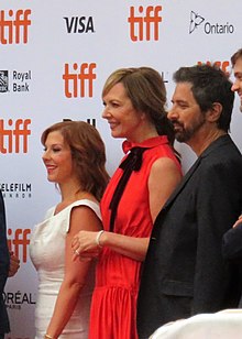 Janney at the TIFF premiere of Bad Education in 2019