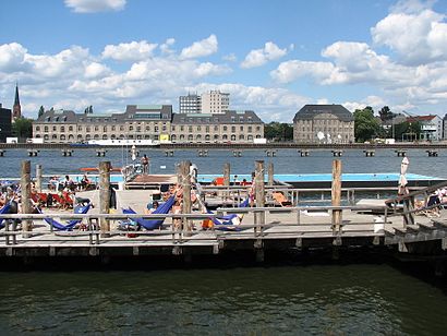 How to get to Badeschiff Berlin with public transit - About the place