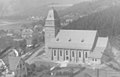 1926, Pfarrkirche im Rohbau