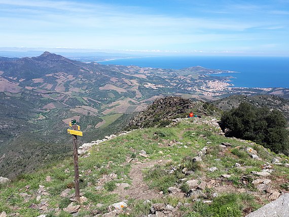 Banyuls-sur-Mer : vue depuis la tour de Querroig.