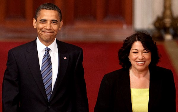 Obama and Sotomayor