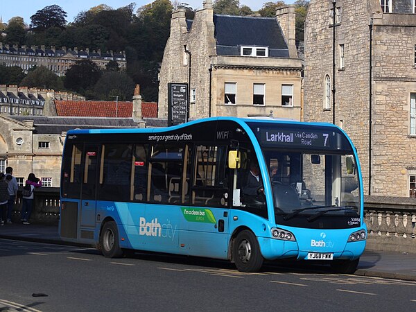 Optare Solo SR in Bath in October 2022