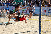 Deutsch: Deutsche Beachhandball-Meisterschaften 2022; Tag 3: 7. August 2022 – Frauen,Finale, Beach Bazis Schleissheim – Minga Turtles Ismaning 2:1 (20:26, 24:20, 8:6) English: German Beach handball Championships; Day 3: 7 August 2022 – Women Final – Beach Bazis Schleissheim Vs Minga Turtles Ismaning 2:1 (20:26, 24:20, 8:6)