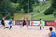 Deutsch: Beachhandball Europameisterschaften 2019 (Beach handball Euro); Tag 3: 4. Juli 2019 – Männer, Platzierungsrunde Gruppe III, Italien-Montenegro 2:0 (22:15, 18:7) English: Beach handball Euro; Day 3: 4 July 2019 – Men Consolation Round Group III – Italy-Montenegro 2:0 (22:15, 18:7)