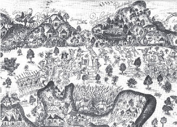 The Battle of Cailaco in 1726, part of a rebellion following the introduction of a new head tax.