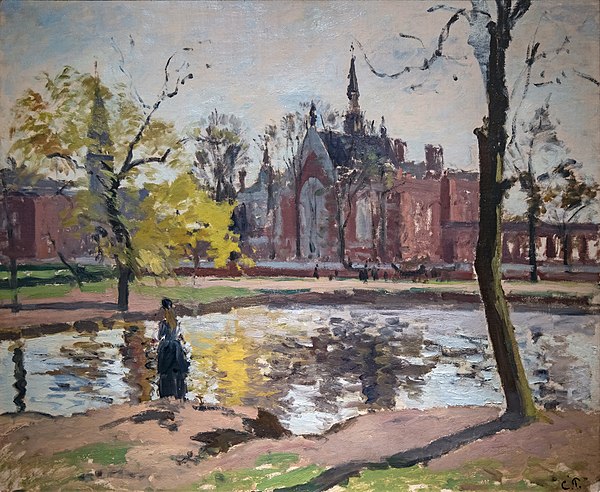 New College by Camille Pissarro