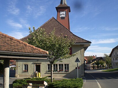 So kommt man zu Bioley-Orjulaz mit den Öffentlichen - Mehr zum Ort Hier