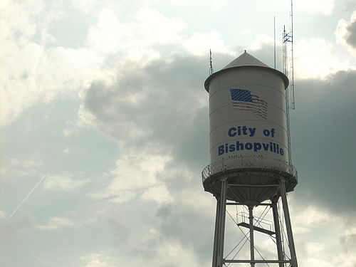 The water tower in Bishopville