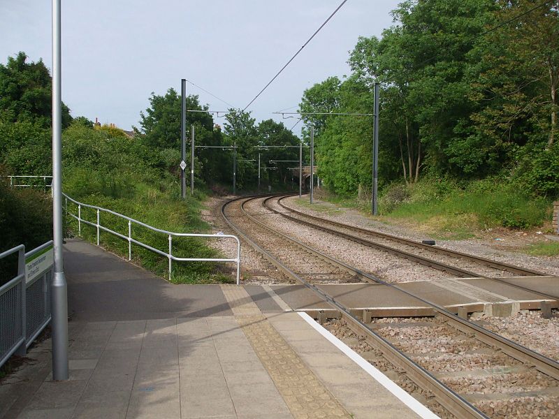 File:Blackhorse Lane tramstop look north to old junction.JPG