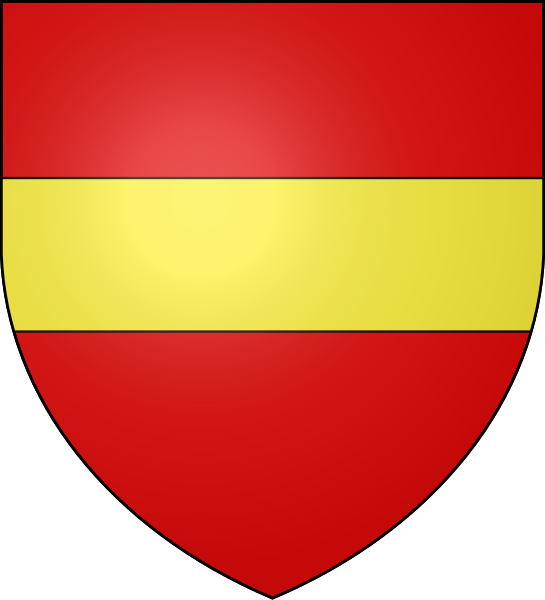 File:Blason-gueules-fasce-or.svg
