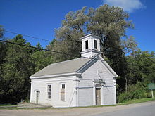 The Brooksville Advent Church on Dog Team Road just off of US Route 7 Brooksville Advent Church New Haven Vermont.JPG