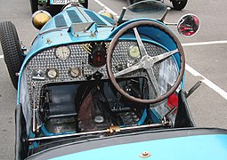 Bugatti Type 35 B, cockpit