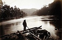 Gatang Hari river (Sumatra 1870s)