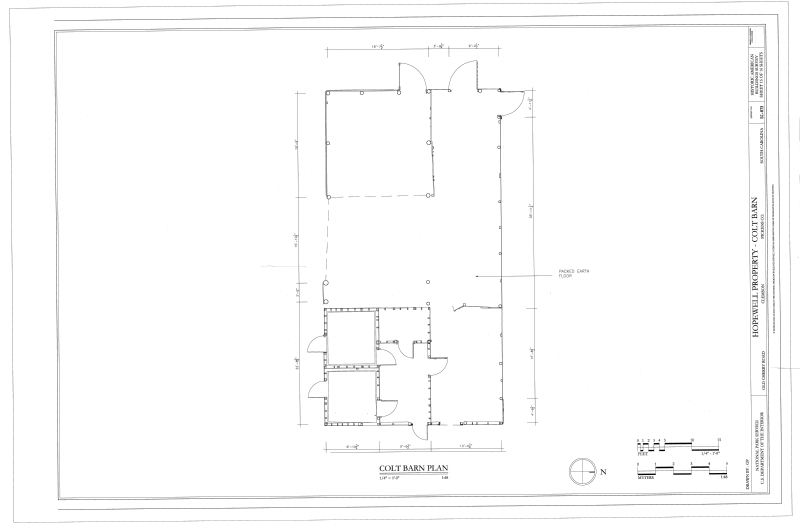 File:COLT BARN PLAN. - Hopewell Plantation, Clemson University Campus, near intersection of Old Cherry Road and Old Stone Church Road, Clemson, Pickens County, SC HABS SC-873 (sheet 15 of 15).png