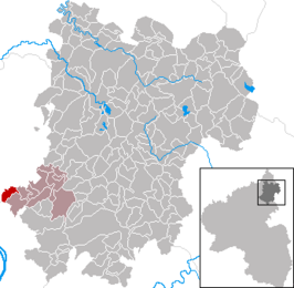 Kaart van Caan (Westerwald)