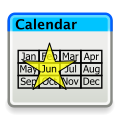 Kalender met ster - Juni