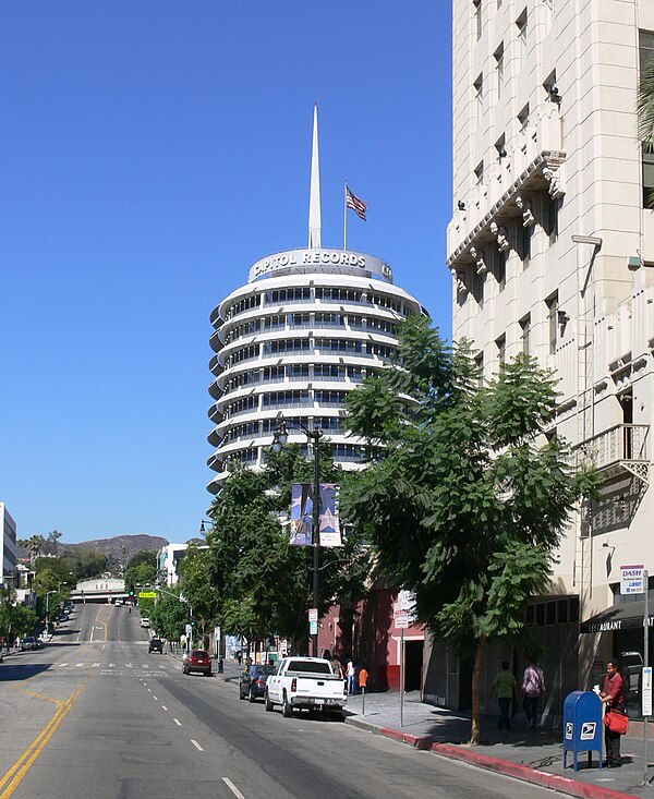 The Capitol Music Group's headquarters are located at the Capitol Records Building in Hollywood.