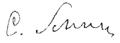 Carl Schurz signature (not very typical)