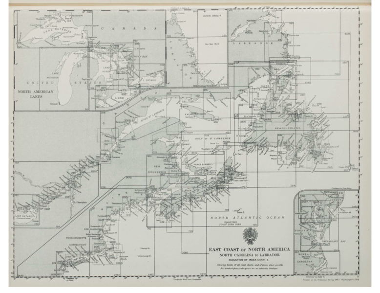 File:Catalogue of Admiralty Charts 1914 Index Sheet 22 East Coast of North America.png