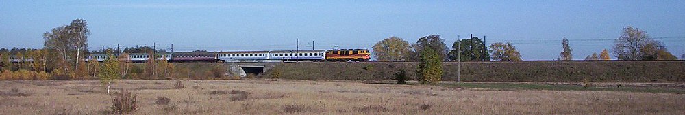 Vlak s lokomotivou EP09 na CMK