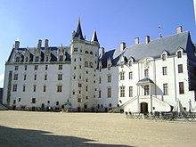 The Chateau des ducs de Bretagne in Nantes, permanent residence of the last dukes Chateau de Nantes 3.jpg