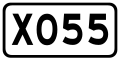 China County Road X055.svg