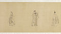 Kinesisk - De tjuefire ministrene til Tang -T'ang- dynastiets keiser Taizong -T'ai-Tsung- - Walters 3557 - Se F.jpg