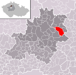 Chorušice – Mappa