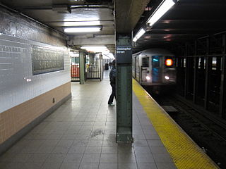 Christopher Street–Sheridan Square station New York City Subway station in Manhattan