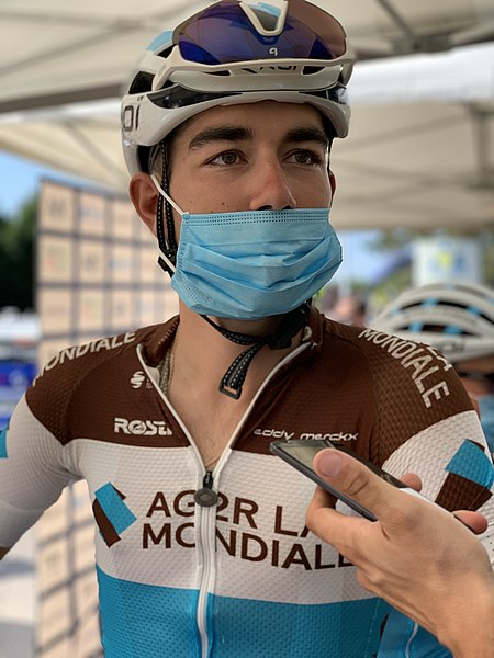 Fil:Clément Champoussin au départ de la troisième étape du Tour de l'Ain 2020.jpg