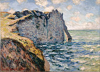 The Cliff of Aval, Etretat Claude Monet - The Cliff of Aval, Etretat - Google Art Project.jpg