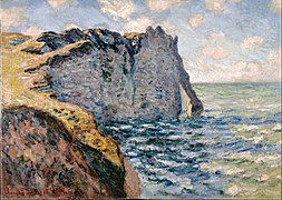 Claude Monet – The Cliff of Aval, Etrétat – Google Art Project.jpg