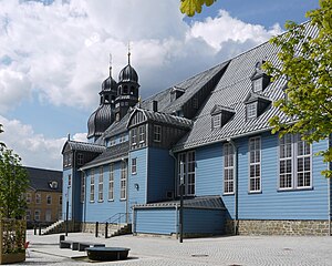 Clausthal-Zellerfeld - Marktkirche - Außenansicht 2014-05 (1).jpg