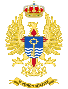 Escudo de la desaparecida II Región Militar (Hasta 1984)