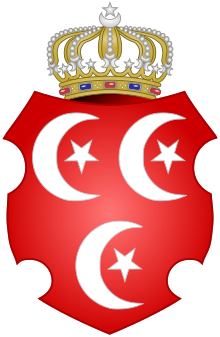 Coat of Arms of the Sultan of Egypt (1914-1922) Coat of Arms of the Sultan of Egypt.svg