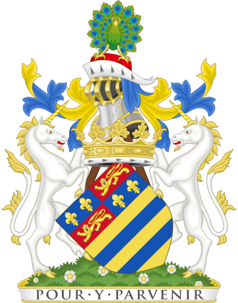 File:Coat of arms of the duke of Rutland.png