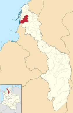 Location o the municipality an toun o Arjona in the Bolívar Depairtment o Colombie