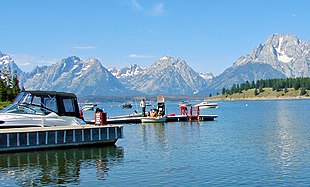 Colter Bay Marina, Jackson Lake Colter Bay Marina, Jackson Lake, Grand Teton 2011 (32325054111).jpg