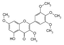 Chemical structure of combretol